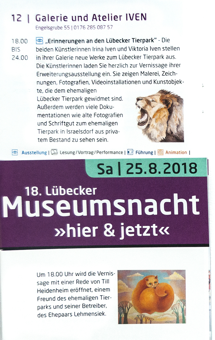 Museumsnacht Galerie IVEN Lübeck